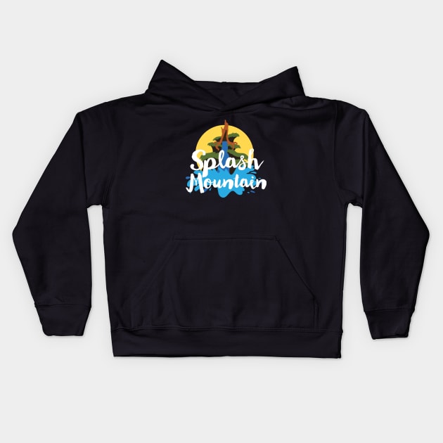 Splash Mountain Kids Hoodie by anema